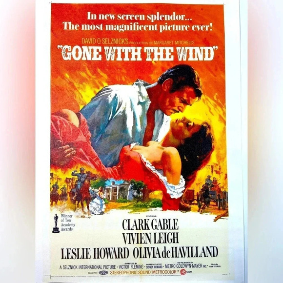 Gone with the Wind - Canvas Poster - 13”x 19” 🔥💨 - Picture 4 of 6